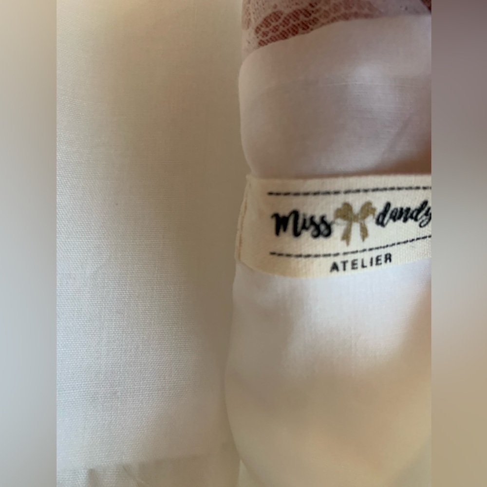 Miss dandy white lace dress sweatheart neckline junior bridesmaid flower girl - Picture 9 of 10